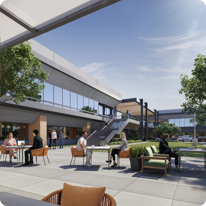 Artists rendering of the AltonHQ office space